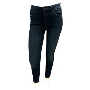 MOTHER Denim High Waisted Looker Ankle Fray in Last Call Wash - Size 27